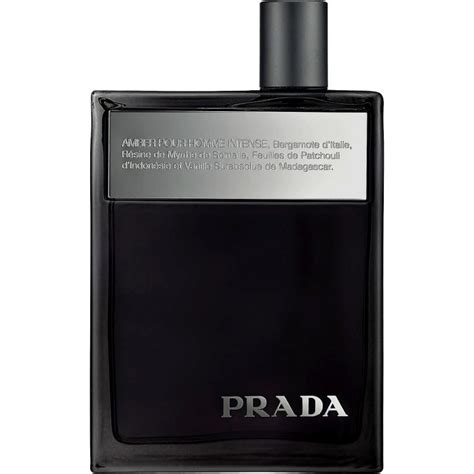 fragrantica prada amber pour homme intense|is Prada amber discontinued.